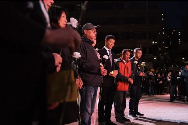 Toronto : Mme Jiang Lin, témoin du 4 juin a pris la parole lors du gala commémoratif