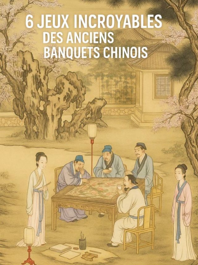 6 jeux incroyables des anciens banquets chinois
