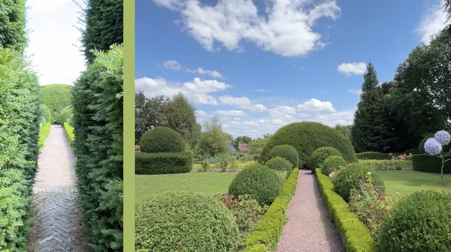 À Gerberoy, le Jardin Des Ifs monumentaux, un lieu intemporel... 