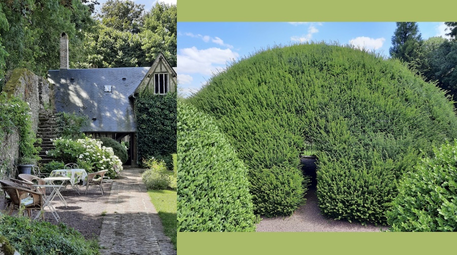 À Gerberoy, le Jardin Des Ifs monumentaux, un lieu intemporel... 