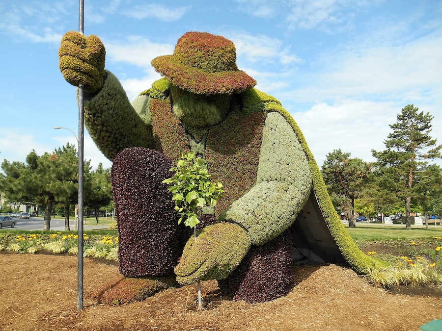 À Gerberoy, le Jardin Des Ifs monumentaux, un lieu intemporel... 