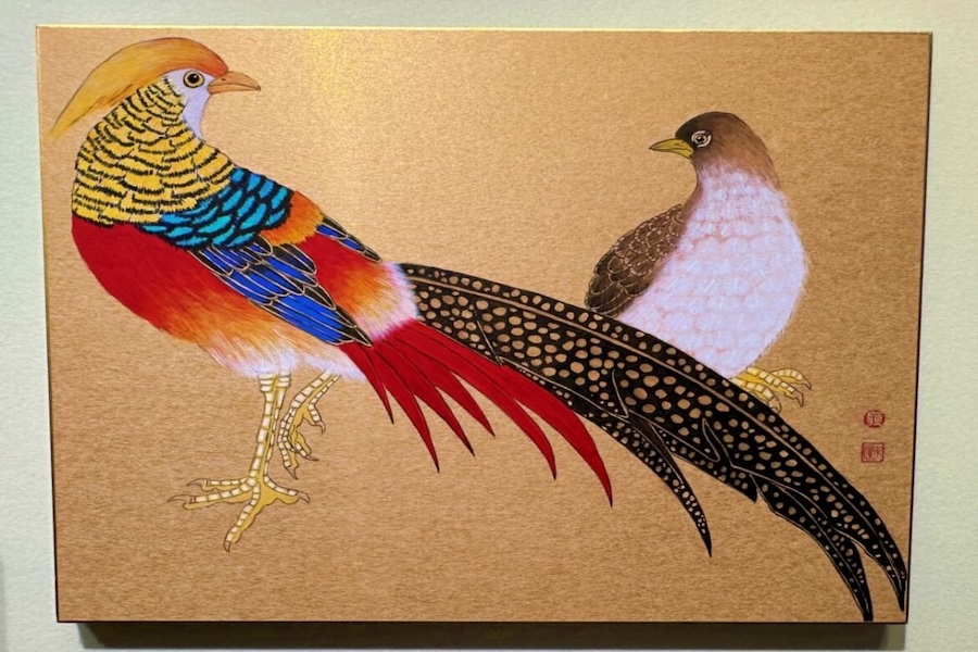 Une superbe exposition de peintures Gongbi à Keelung, Taïwan