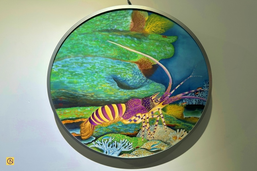 Une superbe exposition de peintures Gongbi à Keelung, Taïwan
