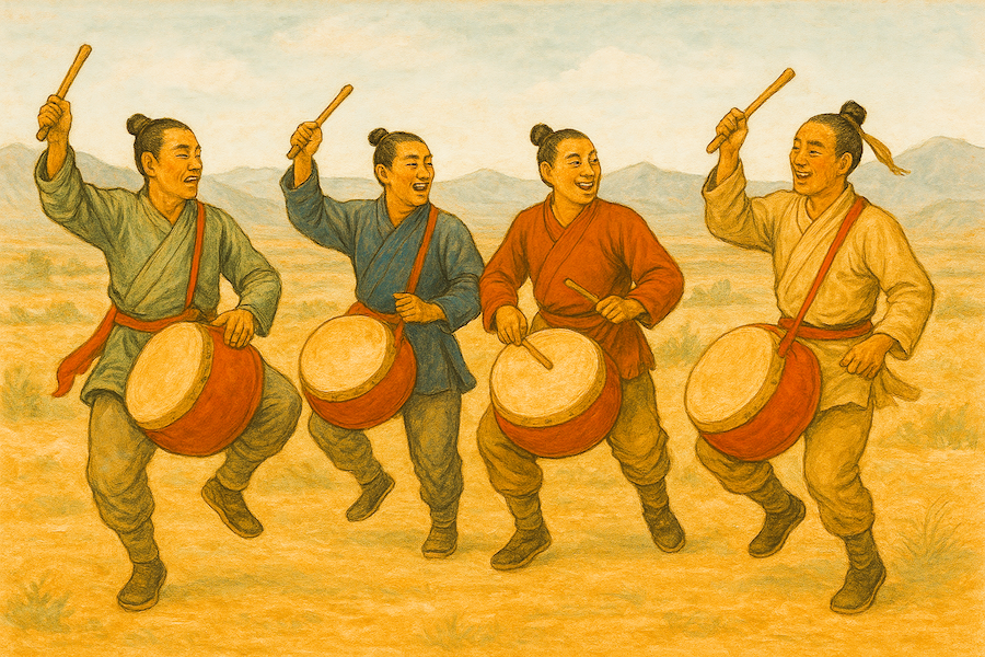 Le tambour de taille d’Ansai : mille ans de tradition au cœur du Shaanxi