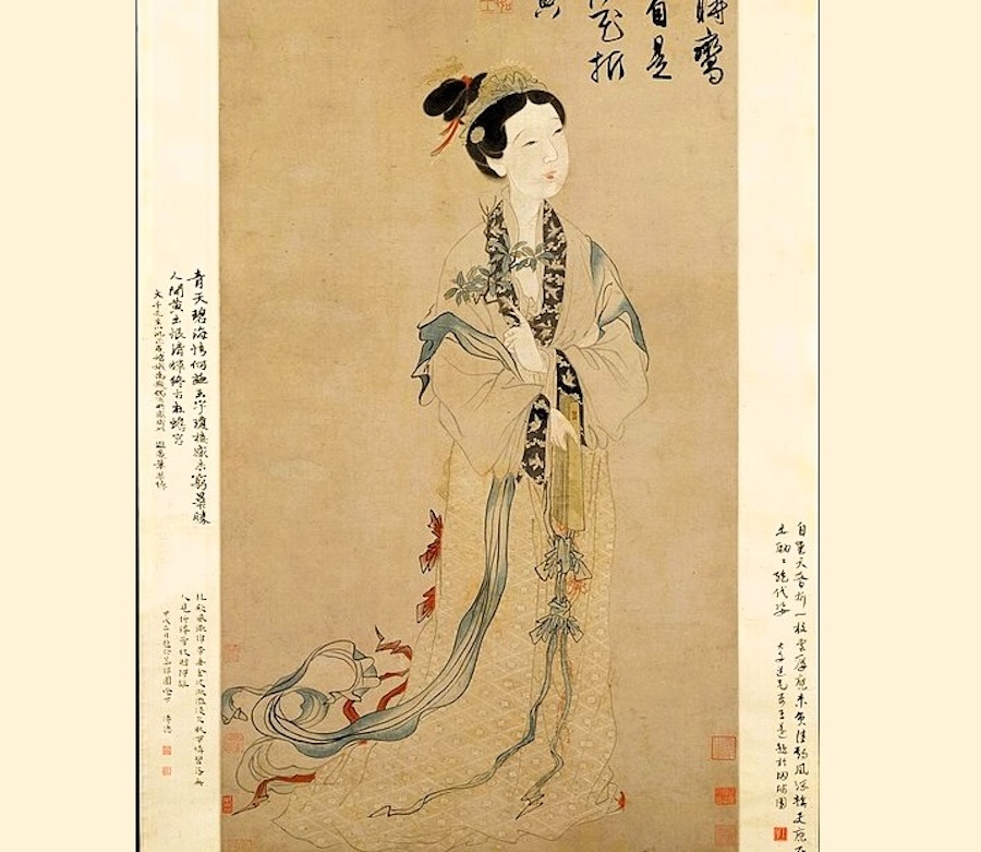 La peinture de Chang’e par Tang Bohu : un chef-d’œuvre de la dynastie Ming pour la fête de la mi-automne