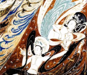 L’expression chinoise Tianhua luanzhui, tombée de fleurs célestes : quand la parole devient légende