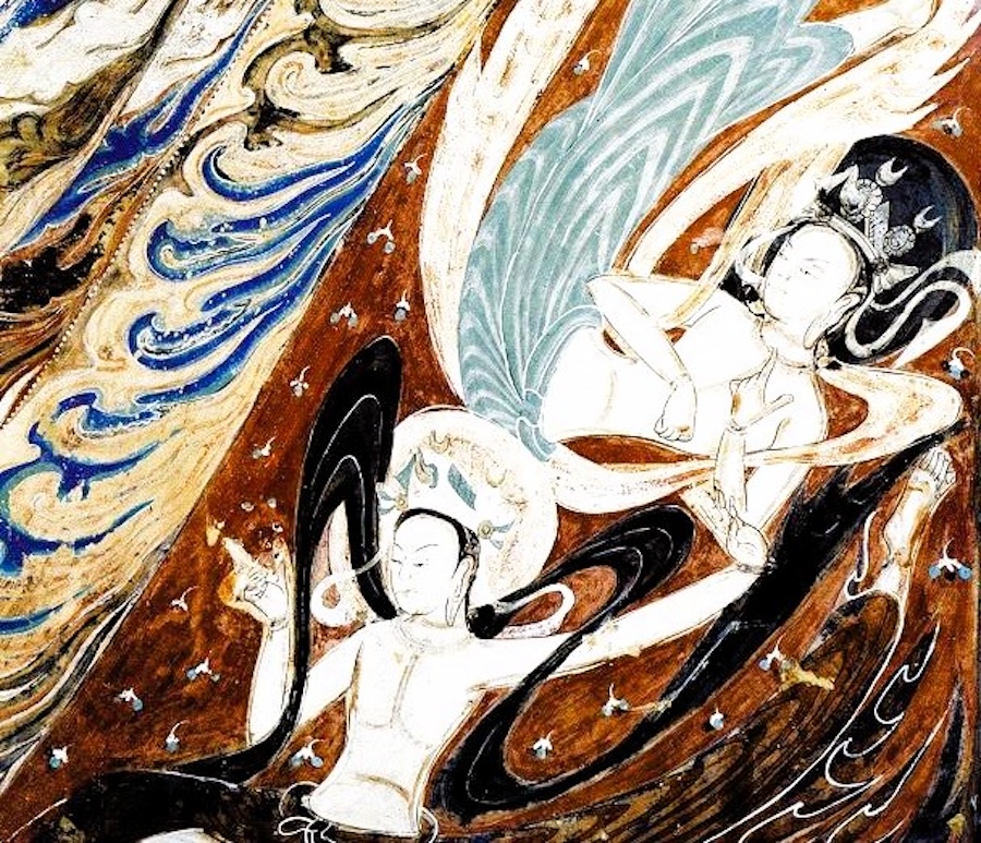 L’expression chinoise Tianhua luanzhui, tombée de fleurs célestes : quand la parole devient légende