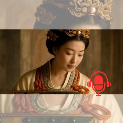 Le visage de Bodhisattva idéal suprême de beauté féminine chinoise traditionnelle PODCAST