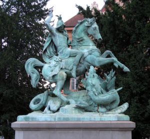 Saint Georges terrassant le dragon : une ancienne légende opposant le bien et le mal