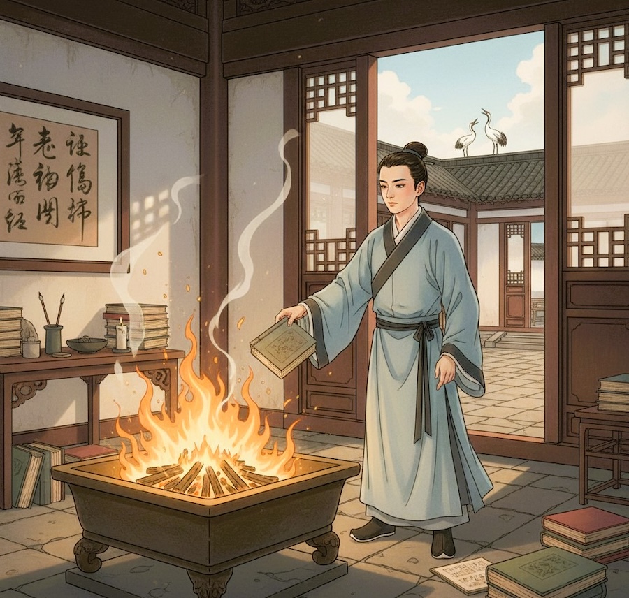 À 15 ans, il détruit des livres immoraux et reçoit une rétribution divine qui guérit sa maladie et transforme sa vie