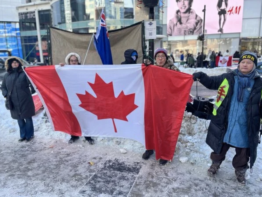 Manifestations au Canada contre la politique pro-Chine du gouvernement Carney et les difficultés économiques