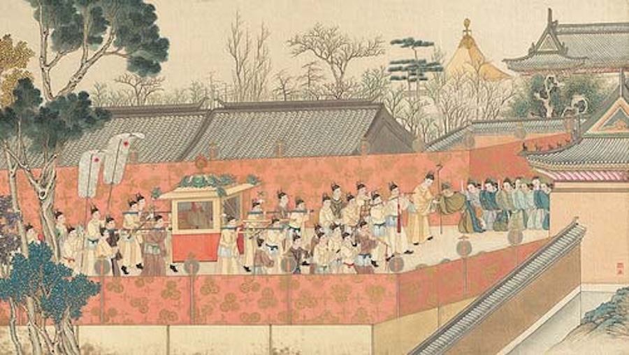 L’Amour éternel tel que présenté dans le poème, Le Paon vole vers le Sud-Est
