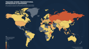Rapport de Freedom House sur la répression transnationale liée à Pékin, avec