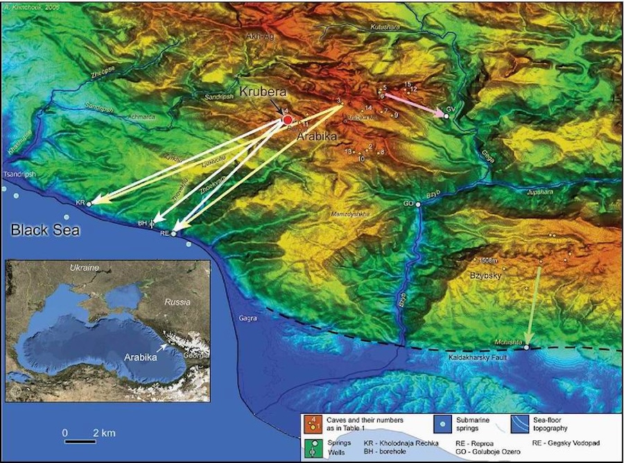La grotte de Krubera : la cavité la plus profonde du monde atteint 2 224 mètres
