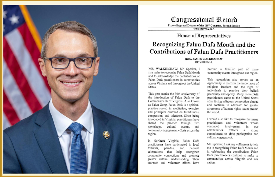 Des élus américains rendent hommage aux pratiquants de Falun Dafa