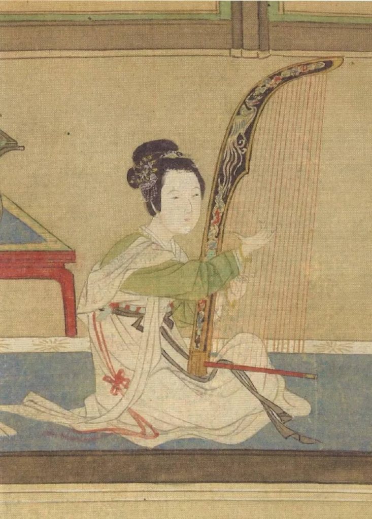 Matin de printemps au palais Han du maître Qiu Ying (dynastie Ming) — Un chef-d’œuvre de la peinture de cour chinoise
