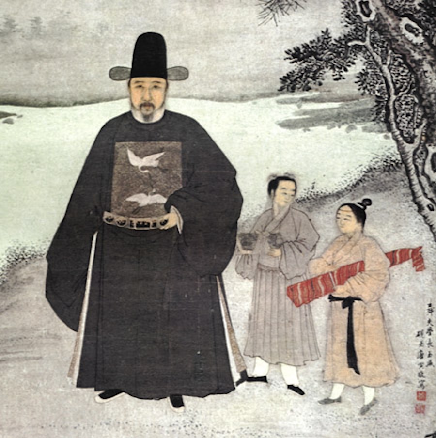 Les vêtements de la Chine ancienne indiquaient le rang et le statut social 
