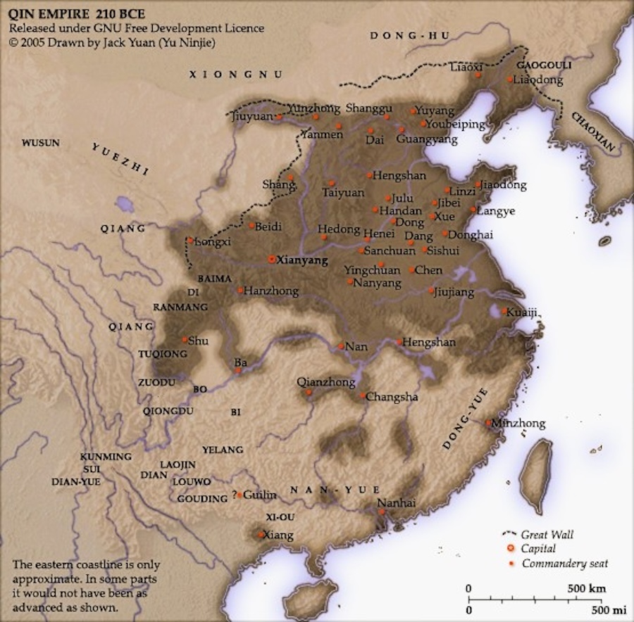 Histoire de la Chine : cinq mille ans d’histoire résumés en deux minutes