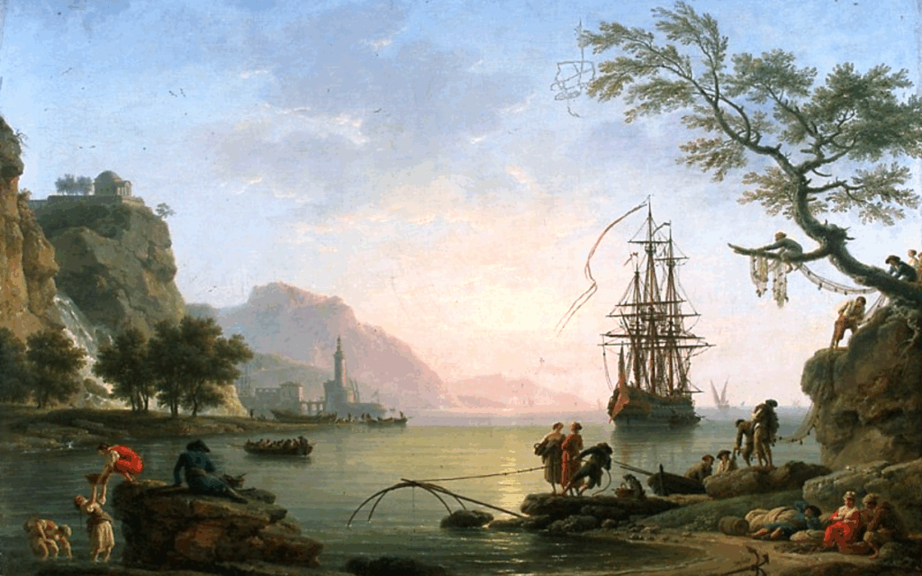 Joseph Vernet, peintre d'œuvres marines et des ports de France