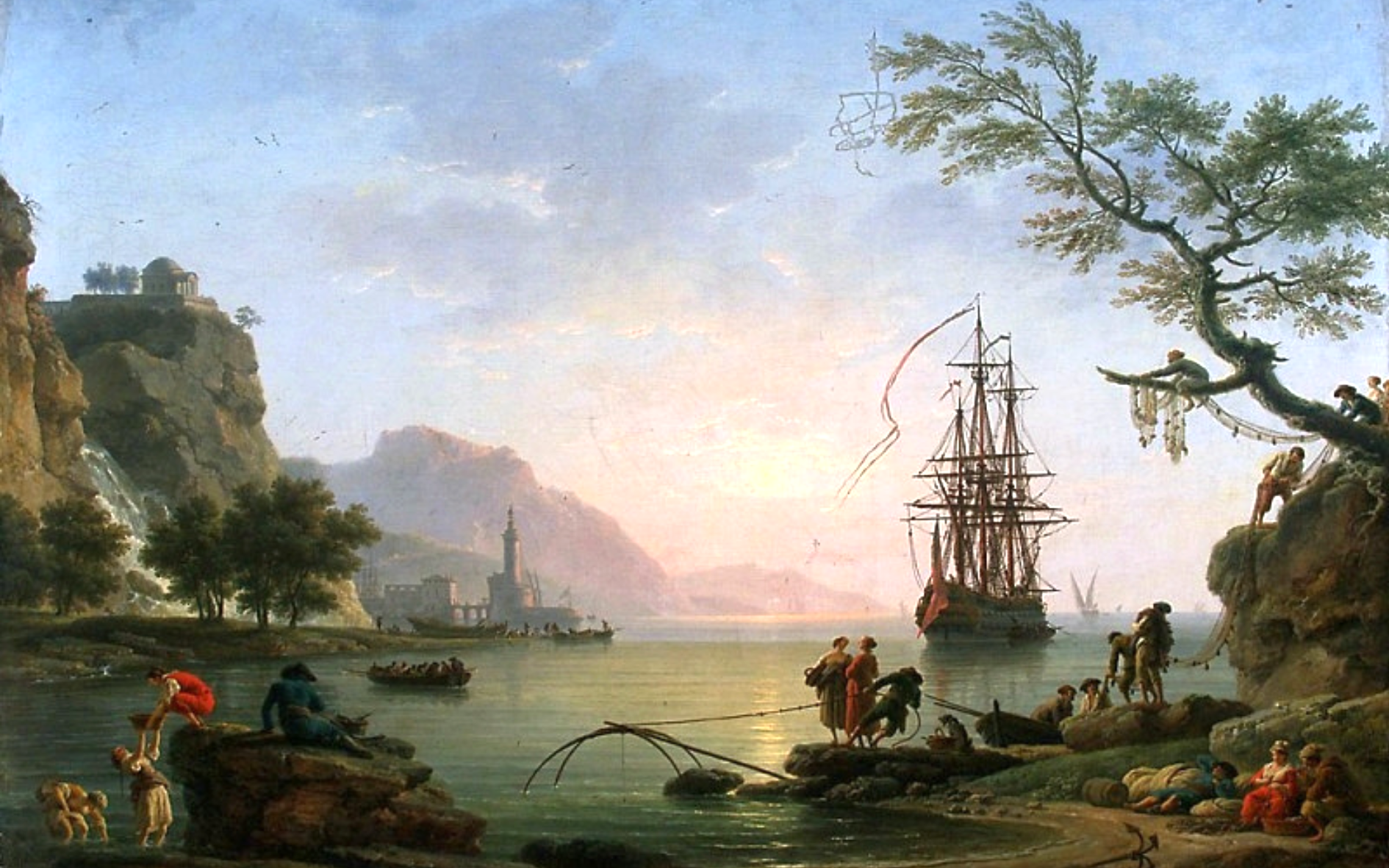 Joseph Vernet, peintre d'œuvres marines et des ports de France