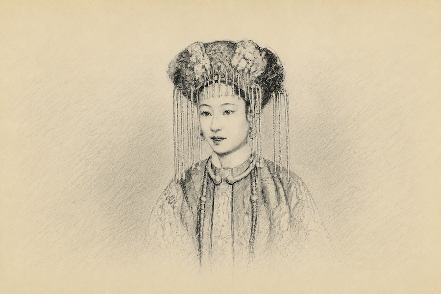 Longyu, dernière impératrice douairière de Chine