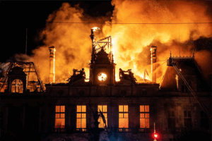 Incendie de l’Hôtel de ville de Limoges : un monument historique ravagé