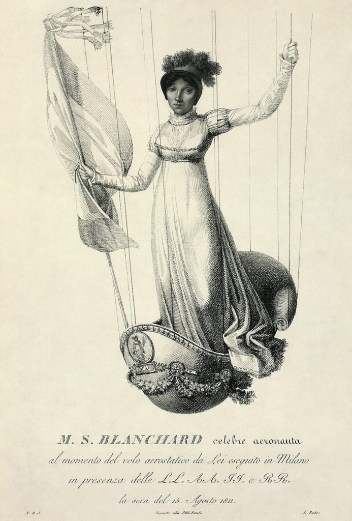 Comment l’intrépide Sophie Blanchard, première aéronaute professionnelle a su voler de ses propres ailes